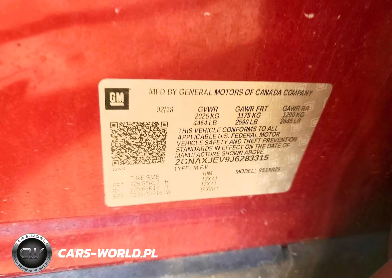 2018 Chevrolet Equinox Lt VIN:2GNAXJEV9J6283315 - 13