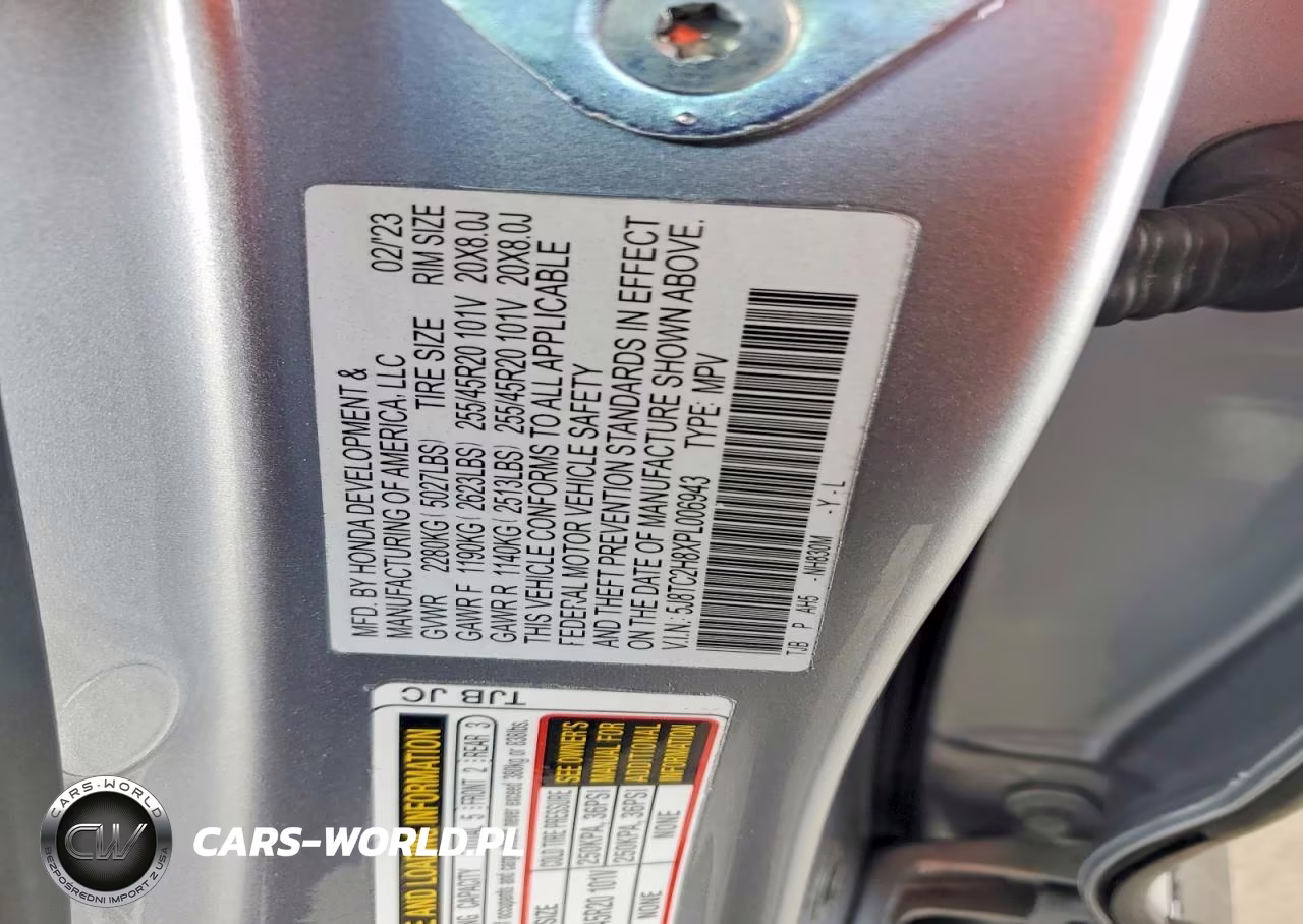 2023 Acura Rdx A-Spec Advance VIN:5J8TC2H8XPL006943 - 12