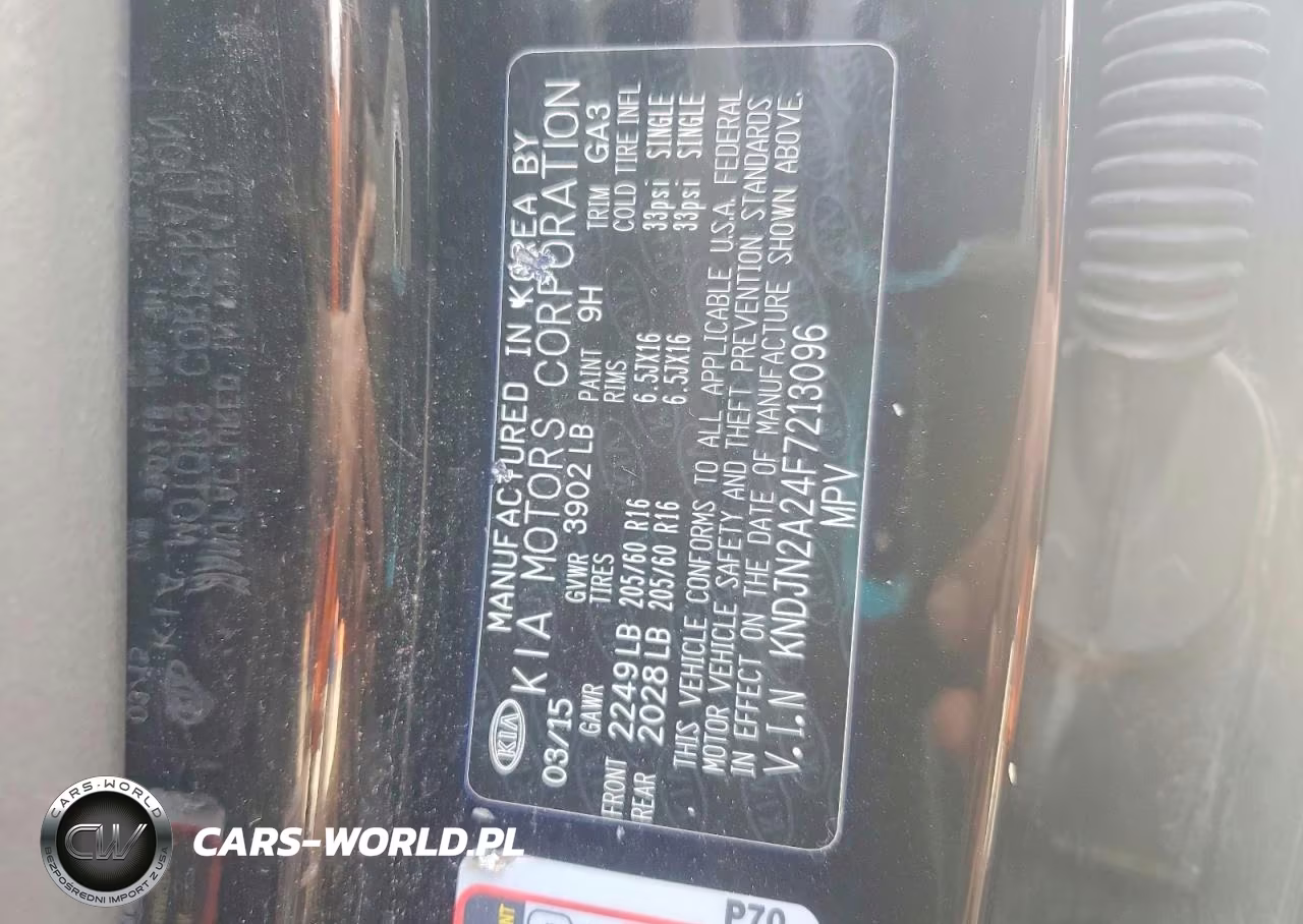 2015 Kia Soul VIN:KNDJN2A24F7213096 - 13