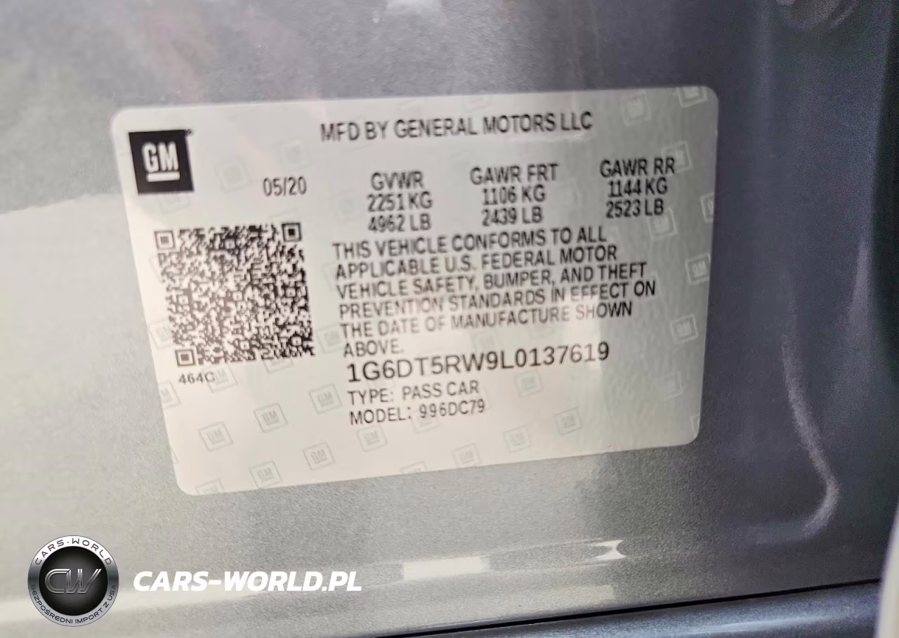 2020 Cadillac Ct5 Premium Luxury VIN:1G6DT5RW9L0137619 - 12