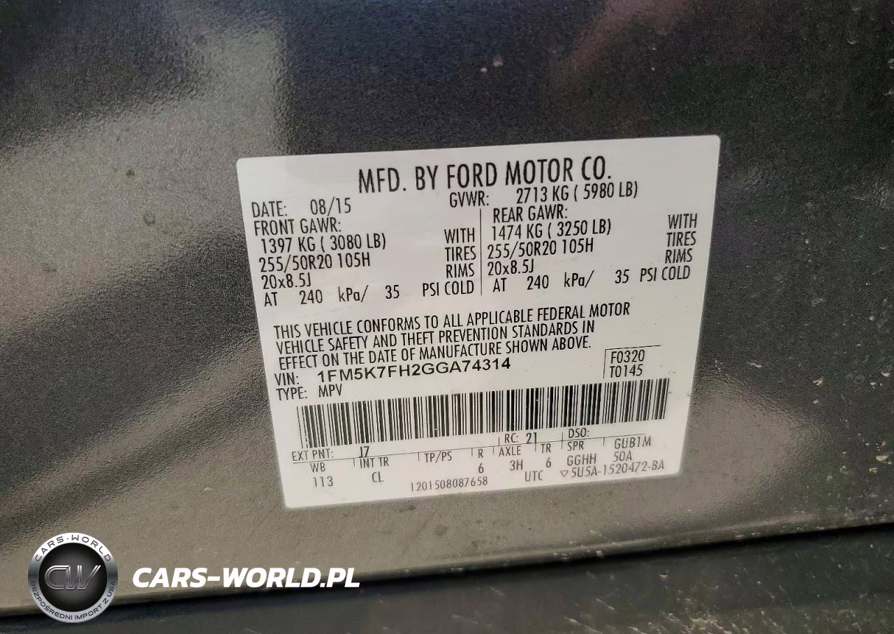 2016 Ford Explorer Limited VIN:1FM5K7FH2GGA74314 - 13