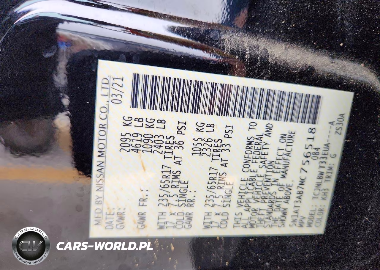 2021 Nissan Rogue S VIN:5N1AT3AB7MC756518 - 13