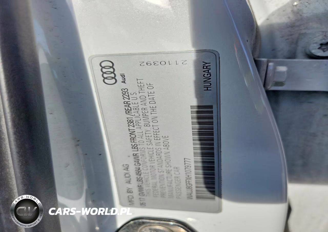 2017 Audi A3 Premium Plus VIN:WAUJ8GFFXH1079777 - 12