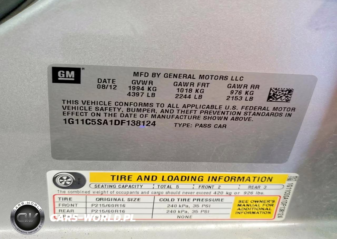 2013 Chevrolet Malibu 1Lt VIN:1G11C5SA1DF138124 - 12