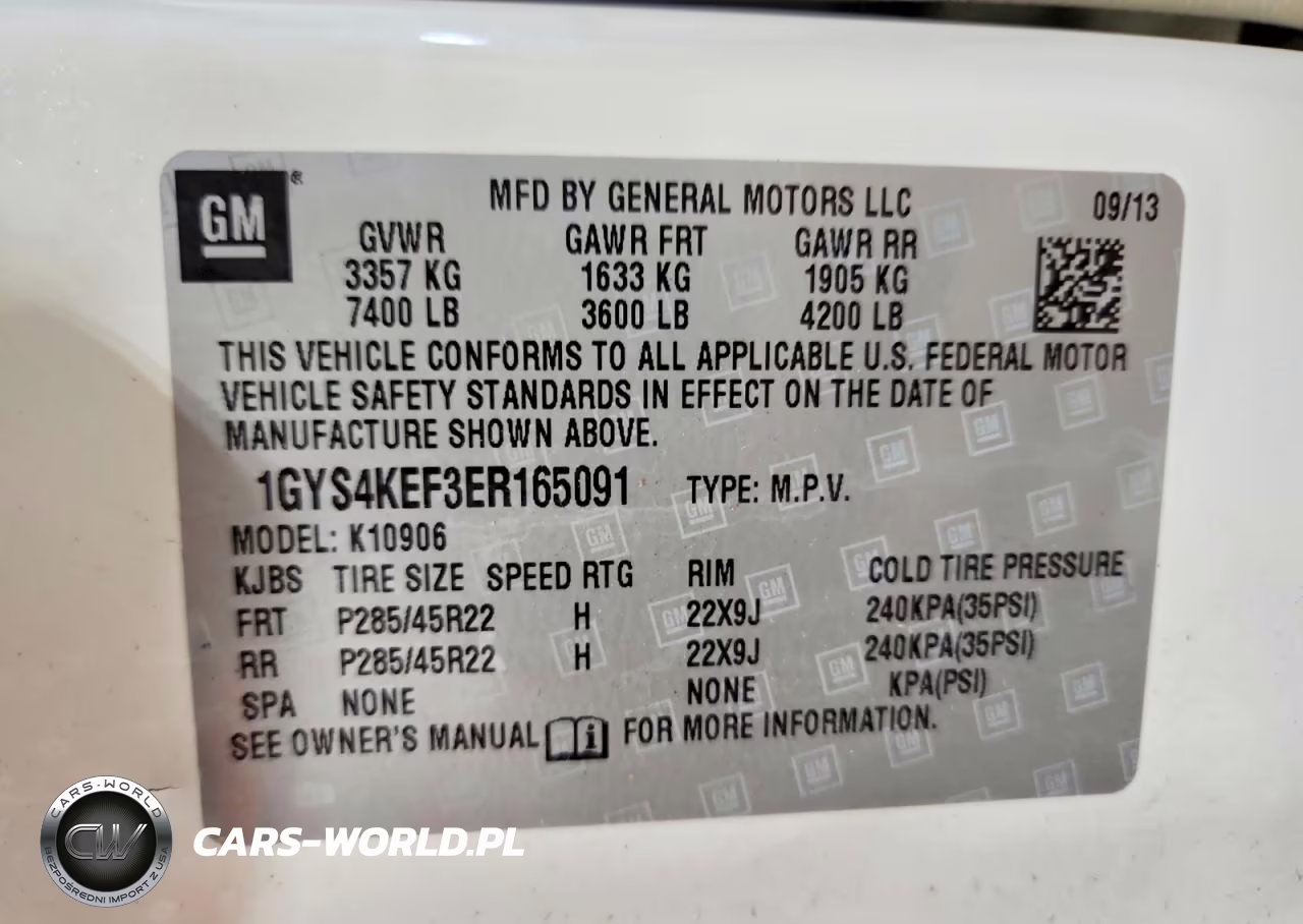 2014 Cadillac Escalade Esv Platinum VIN:1GYS4KEF3ER165091 - 13