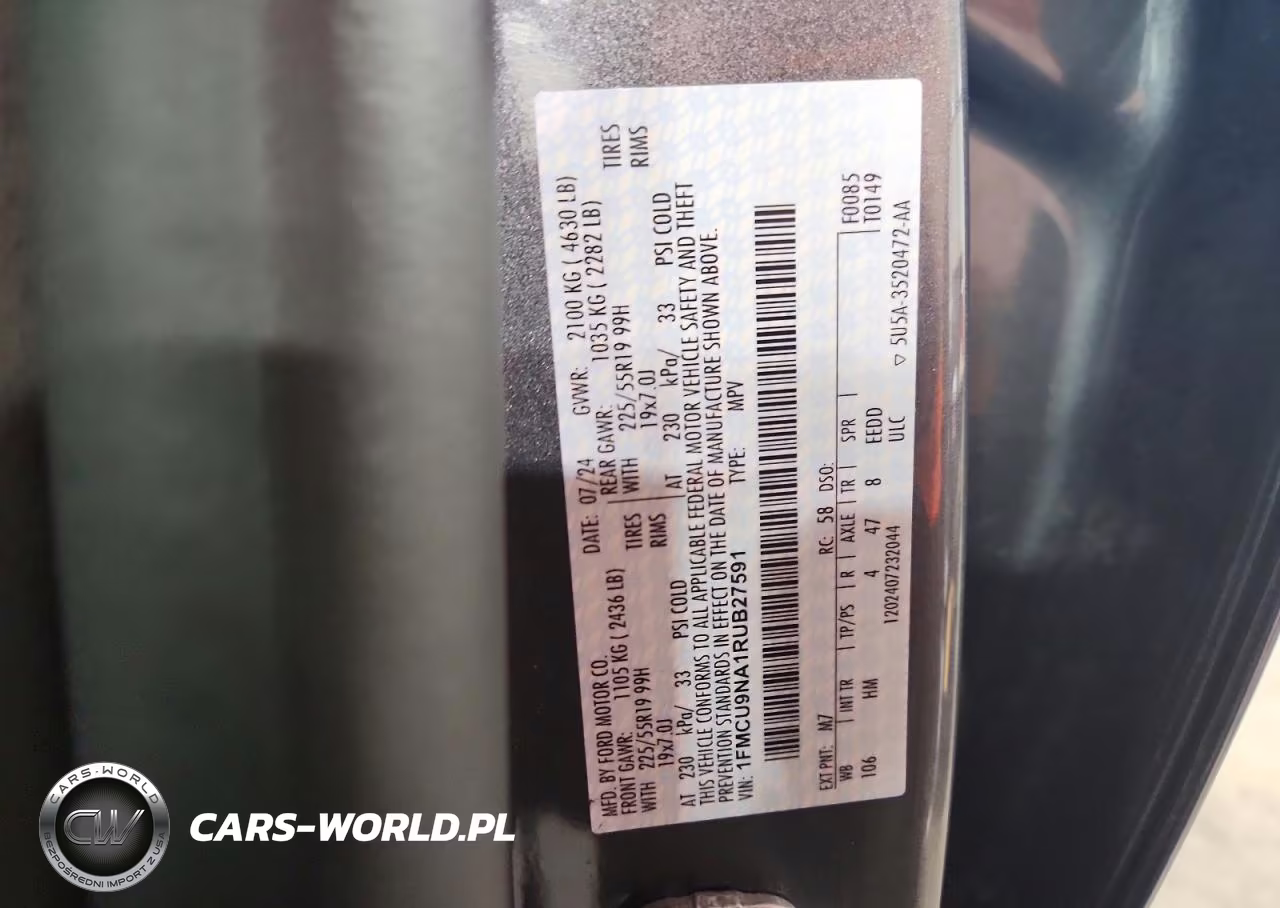2024 Ford Escape St Line Select VIN:1FMCU9NA1RUB27591 - 13