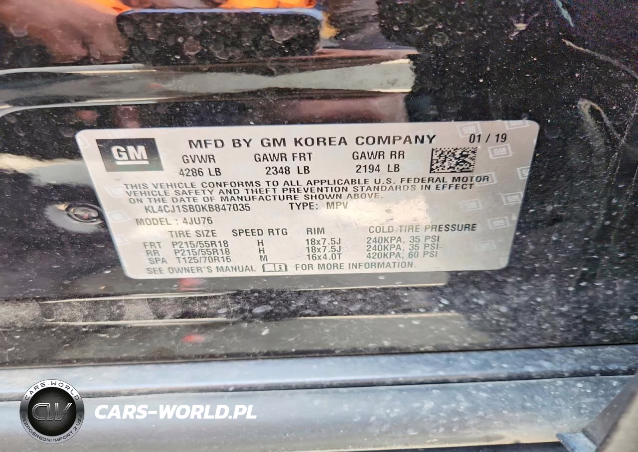 2019 Buick Encore Sport Touring VIN:KL4CJ1SB0KB847035 - 13