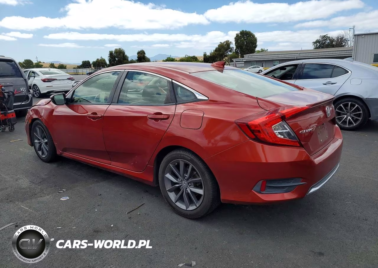 2019 Honda Civic Ex VIN:JHMFC1F30KX002820 - 2