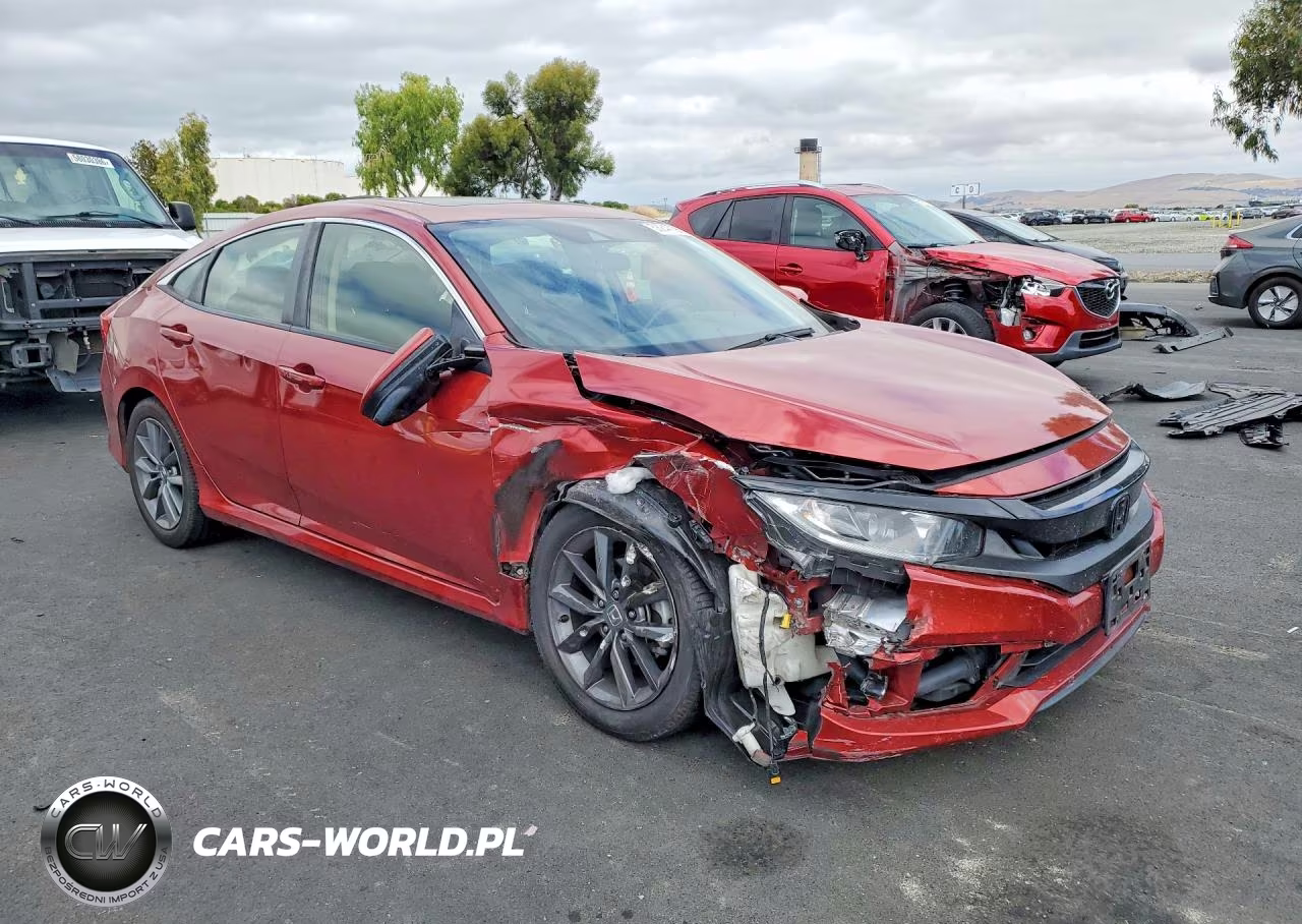 2019 Honda Civic Ex VIN:JHMFC1F30KX002820 - 4