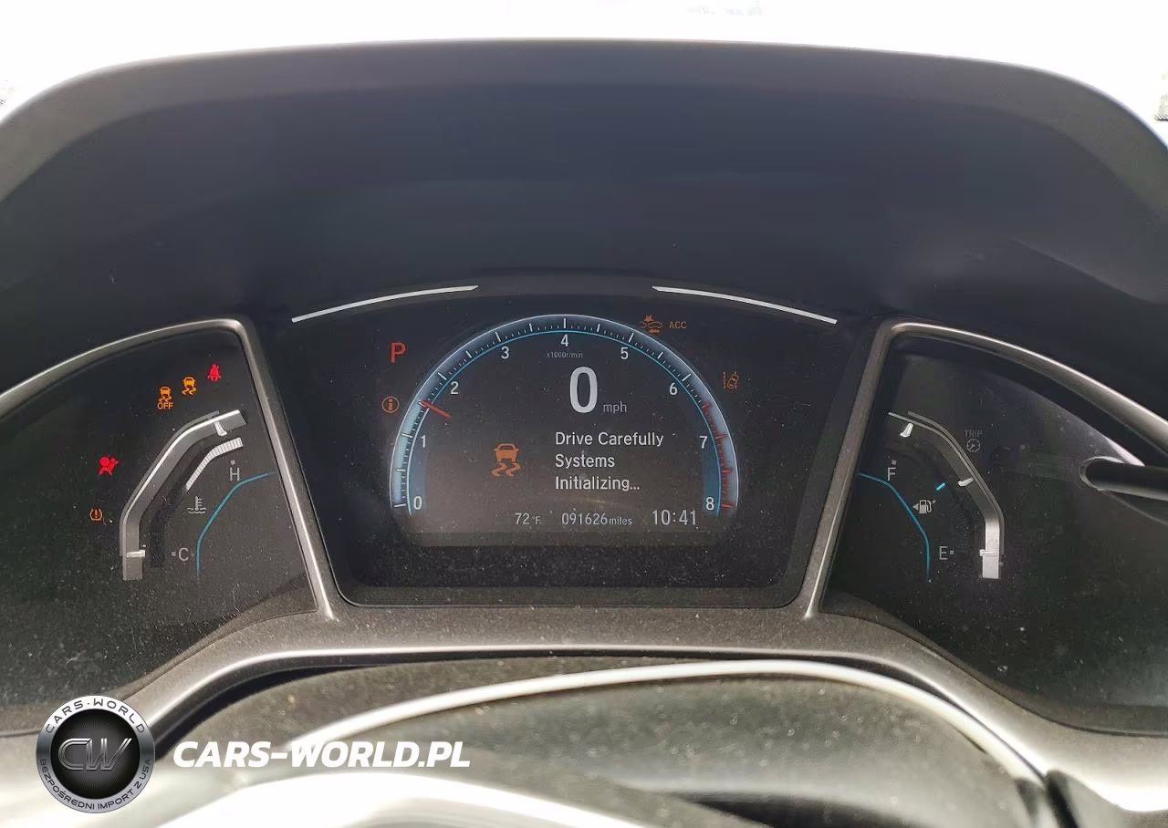 2019 Honda Civic Ex VIN:JHMFC1F30KX002820 - 9