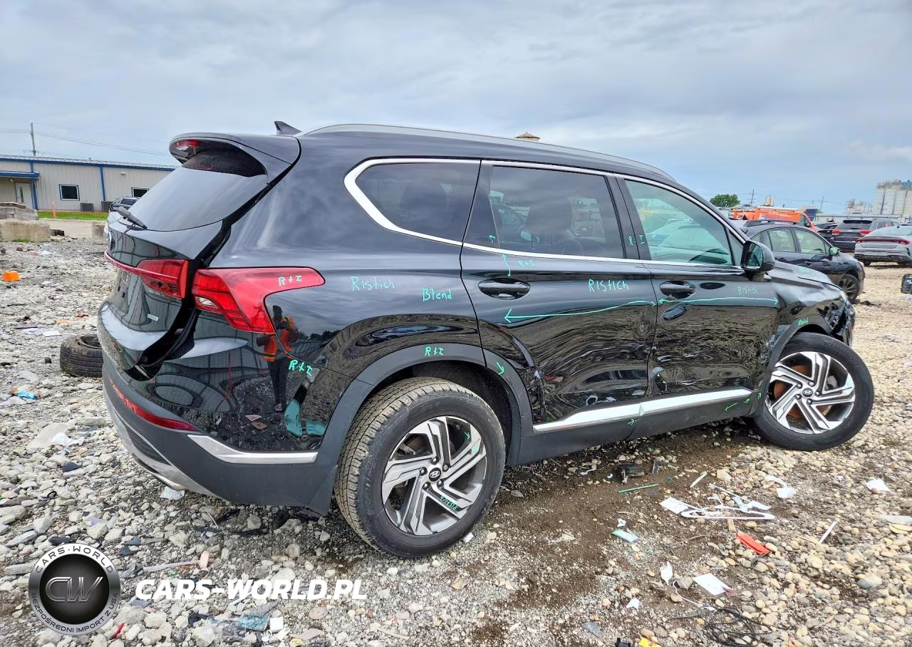 2021 Hyundai Santa Fe Sel VIN:5NMS2DAJ1MH357419 - 3