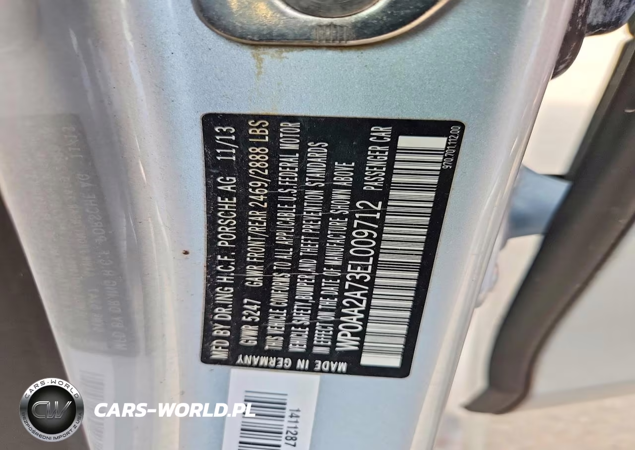 2014 Porsche Panamera 2 VIN:WP0AA2A73EL009712 - 12