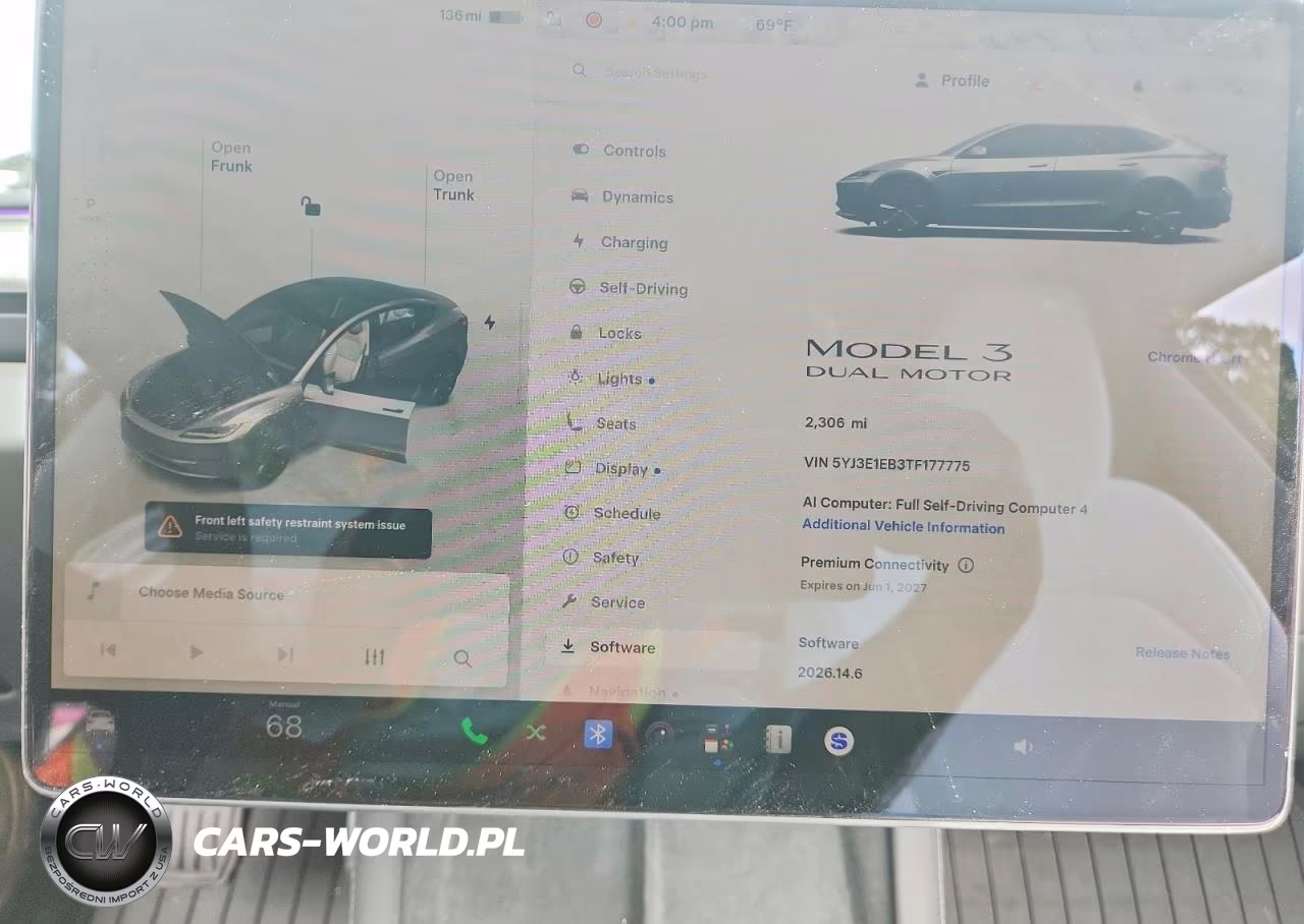 2026 Tesla Model 3 VIN:5YJ3E1EB3TF177775 - 9