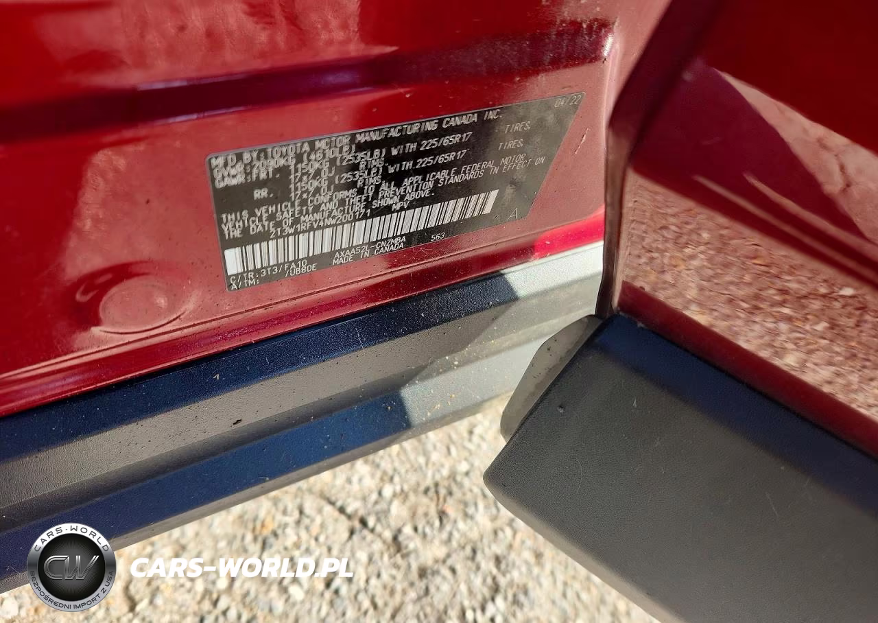 2022 Toyota Rav4 Xle VIN:2T3W1RFV4NW200171 - 13