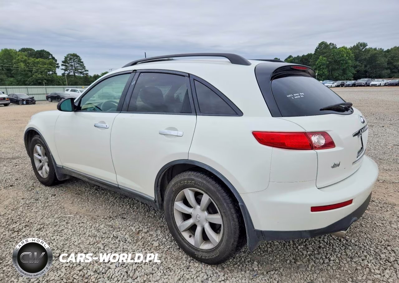 2004 Infiniti Fx35 Base VIN:JNRAS08W64X214804 - 2