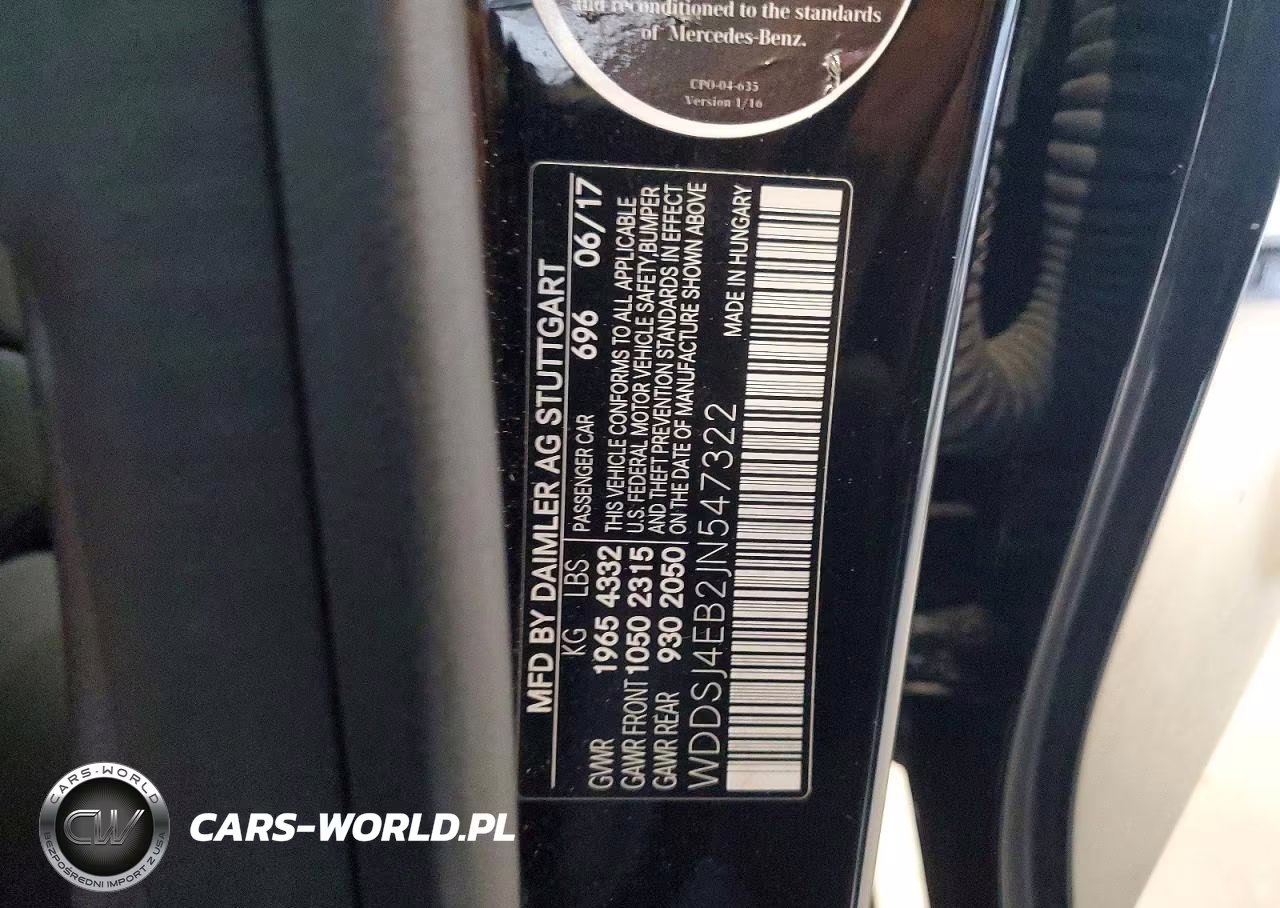 2018 Mercedes-Benz Cla 250 VIN:WDDSJ4EB2JN547322 - 13