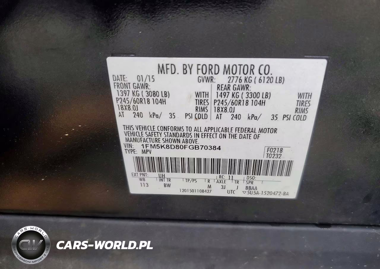 2015 Ford Explorer Xlt VIN:1FM5K8D80FGB70384 - 13