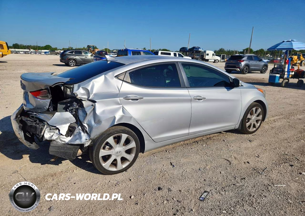 2012 Hyundai Elantra Limited VIN:5NPDH4AE4CH141673 - 3