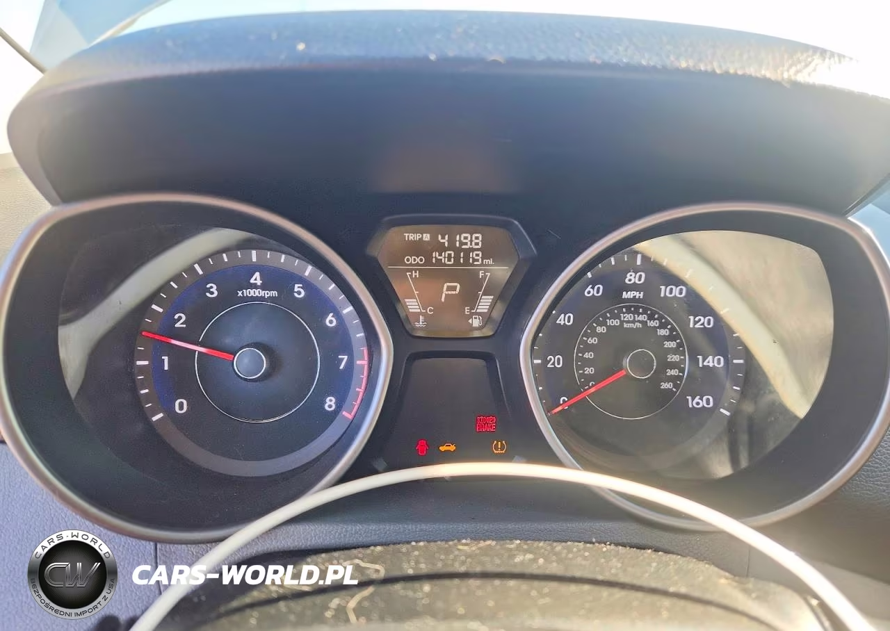 2012 Hyundai Elantra Limited VIN:5NPDH4AE4CH141673 - 9
