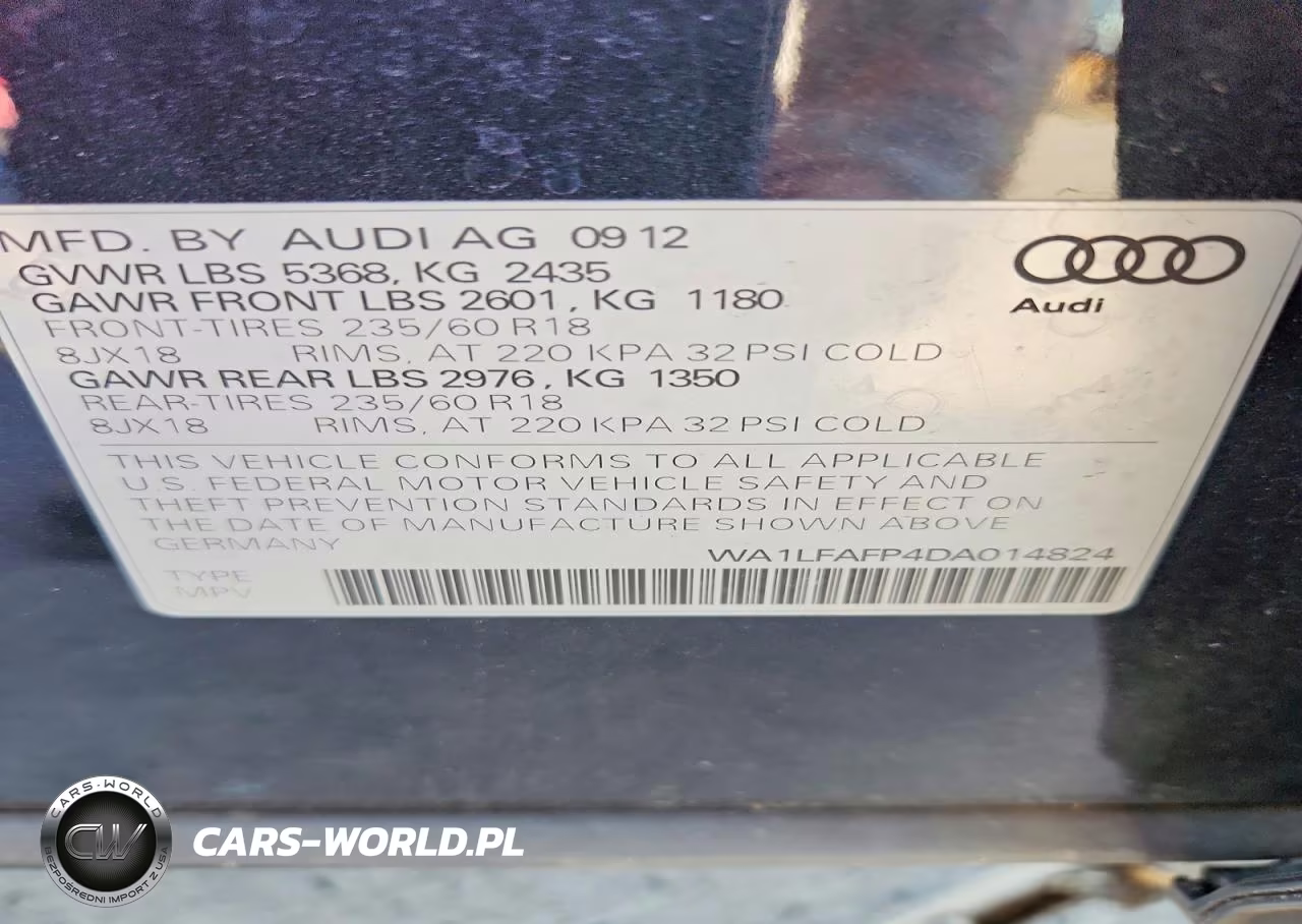 2013 Audi Q5 Premium Plus VIN:WA1LFAFP4DA014824 - 13