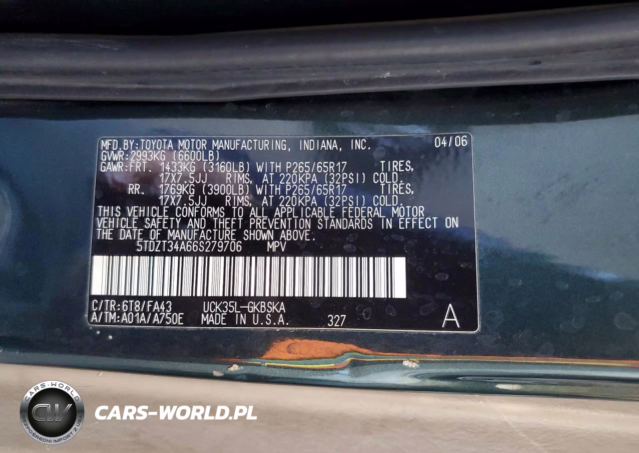 2006 Toyota Sequoia Sr5 VIN:5TDZT34A66S279706 - 13