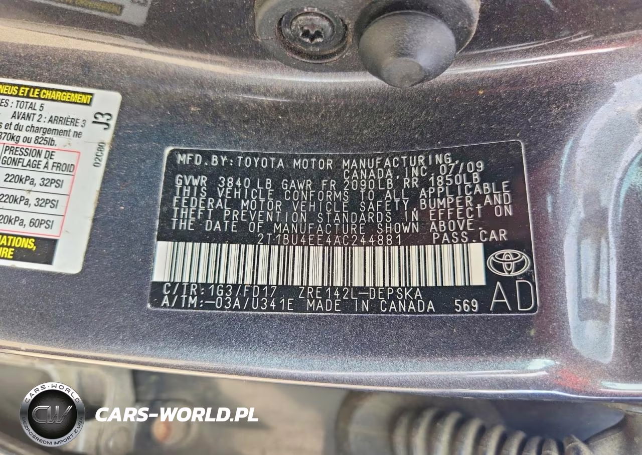 2010 Toyota Corolla S VIN:2T1BU4EE4AC244881 - 13