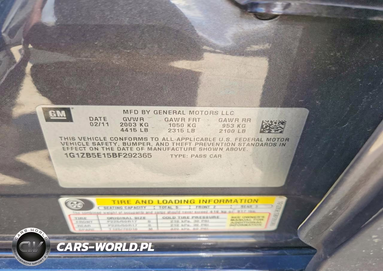 2011 Chevrolet Malibu Ls VIN:1G1ZB5E15BF292365 - 12