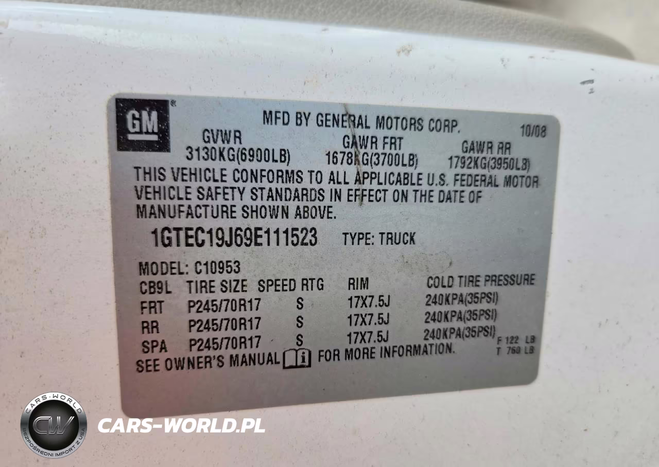 2009 GMC Sierra C1500 VIN:1GTEC19J69E111523 - 12