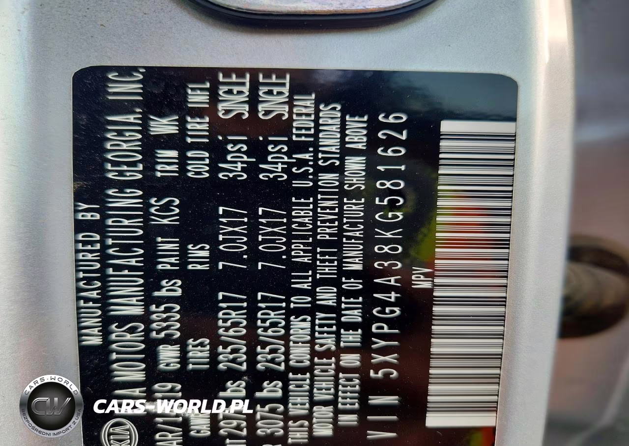 2019 Kia Sorento L VIN:5XYPG4A38KG581626 - 14