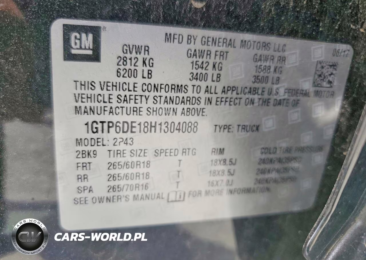 2017 GMC Canyon Slt VIN:1GTP6DE18H1304088 - 12