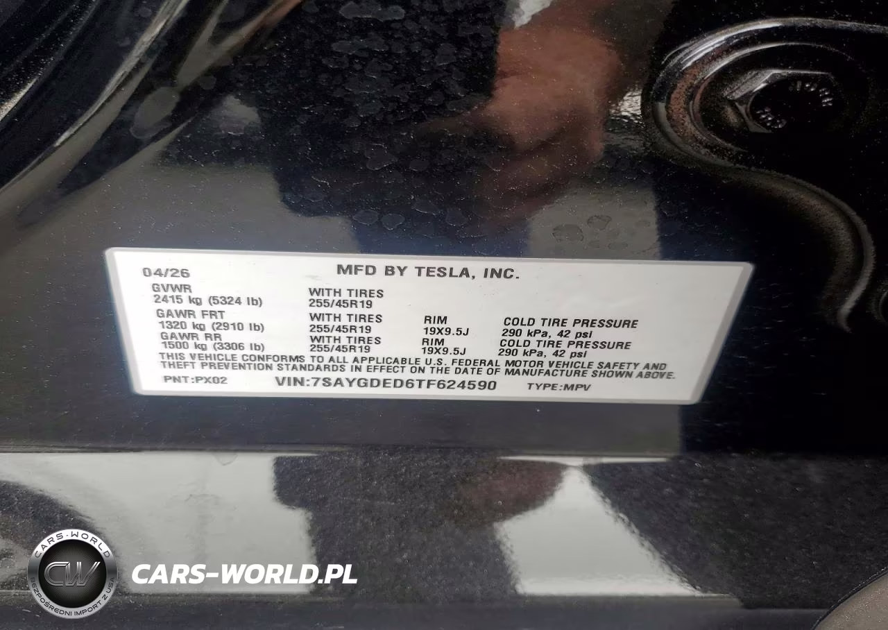 2026 Tesla Model Y VIN:7SAYGDED6TF624590 - 12