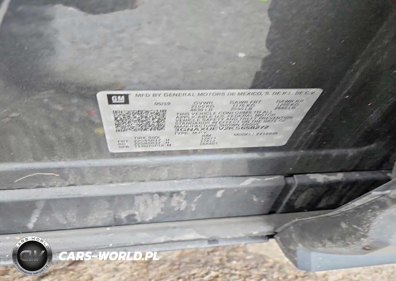 2019 Chevrolet Equinox Lt VIN:3GNAXUEV2KS658272 - 13