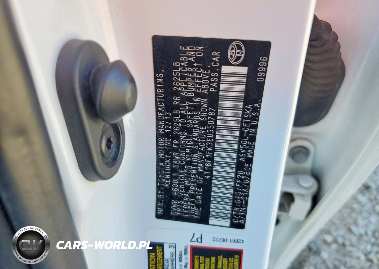 2014 Toyota Camry Se VIN:4T1BF1FK3EU350787 - 13