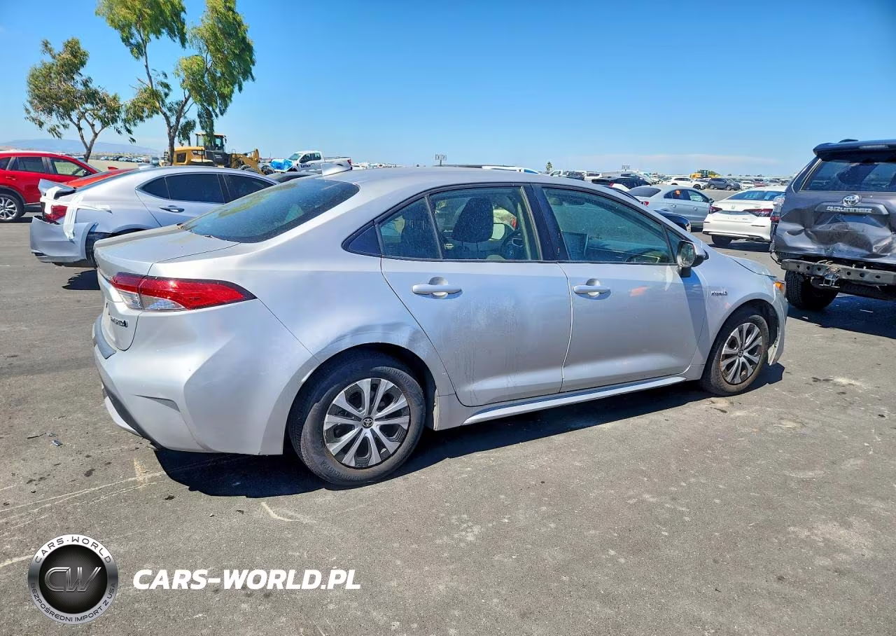 2021 Toyota Corolla Le VIN:JTDEAMDE0MJ034505 - 3