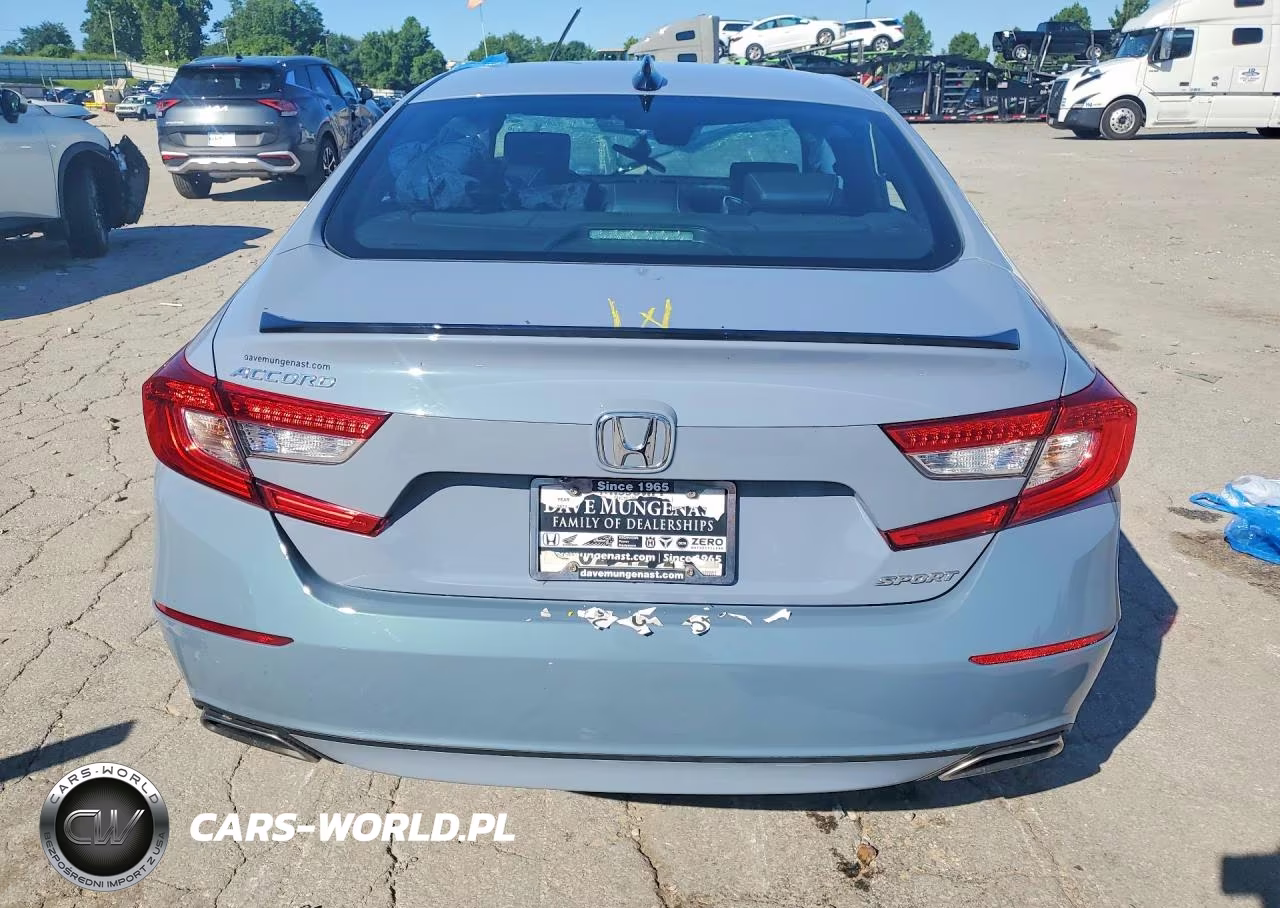 2022 Honda Accord Sport VIN:1HGCV1F30NA108496 - 6