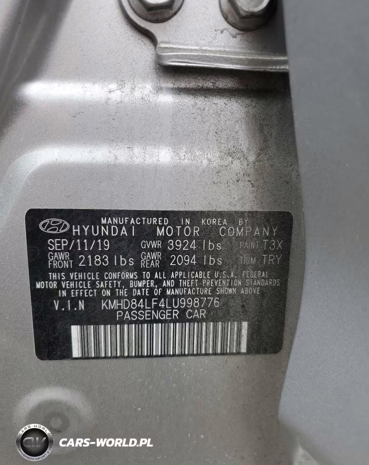 2020 Hyundai Elantra Sel VIN:KMHD84LF4LU998776 - 12