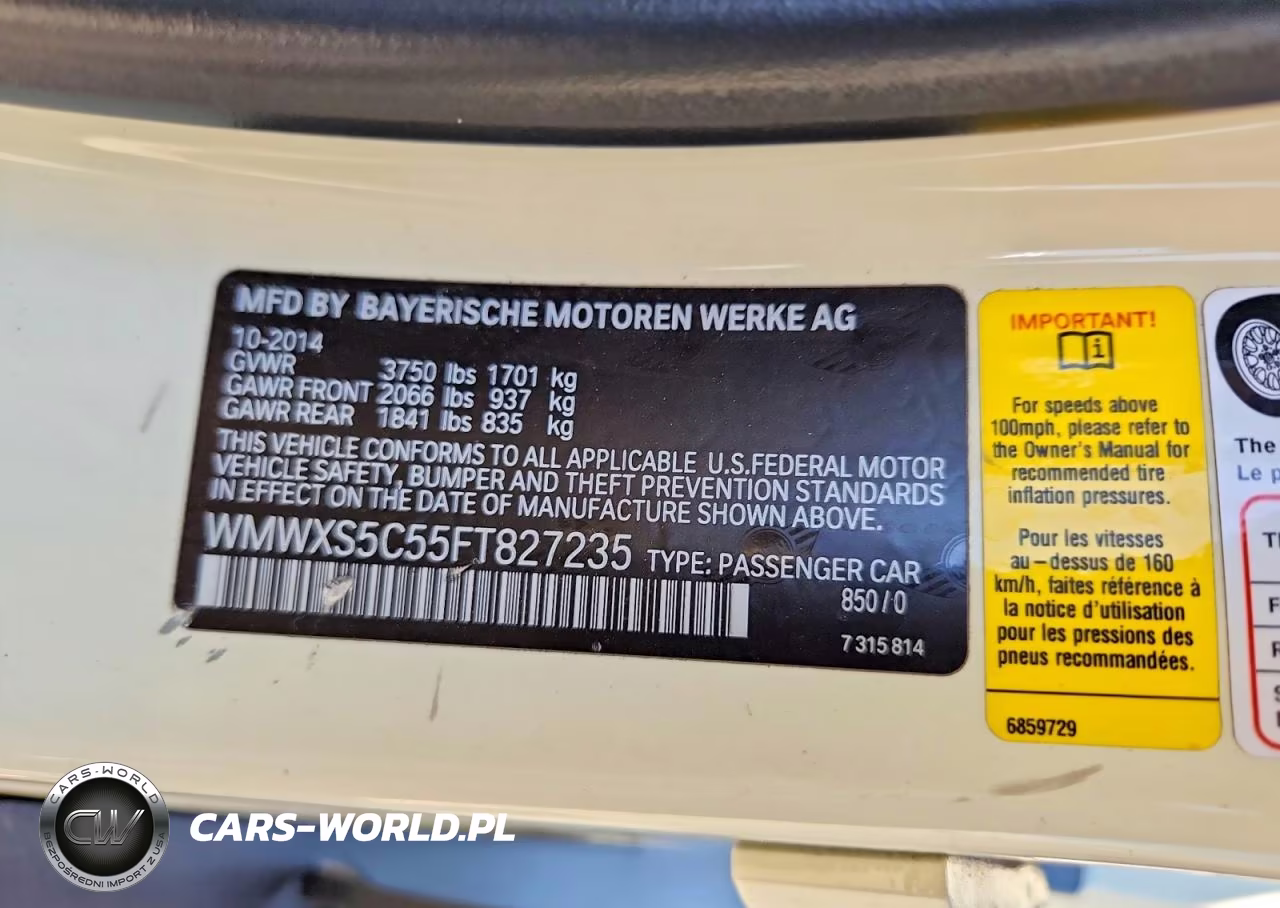 2015 Mini Cooper VIN:WMWXS5C55FT827235 - 12