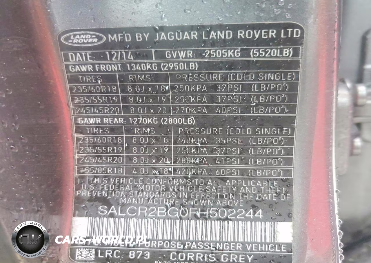 2015 Land Rover Discovery Sport Hse VIN:SALCR2BG0FH502244 - 13