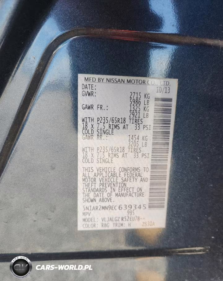2014 Nissan Pathfinder S VIN:5N1AR2MN9EC639345 - 13