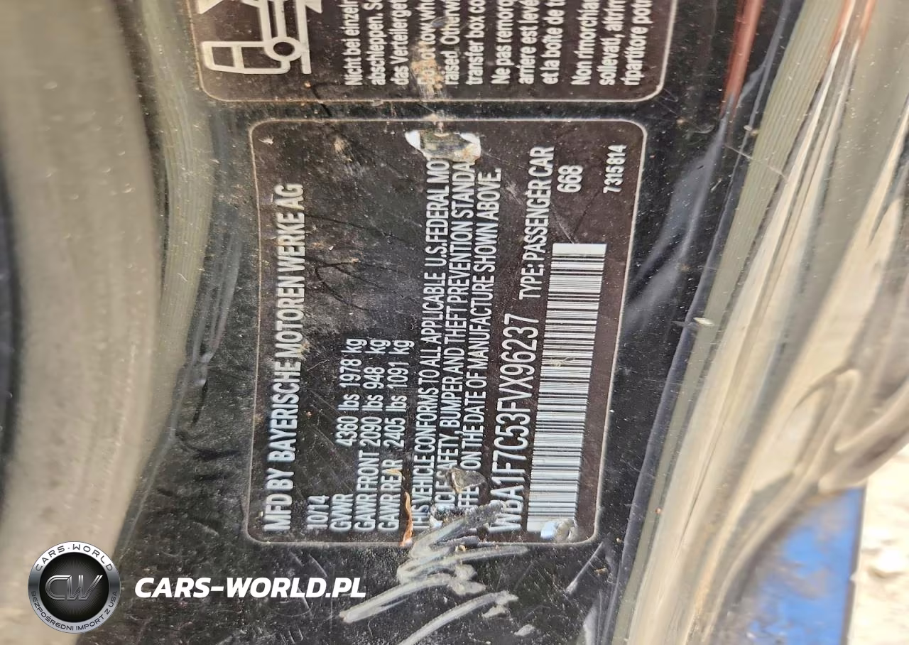 2015 BMW 228 Xi VIN:WBA1F7C53FVX96237 - 12