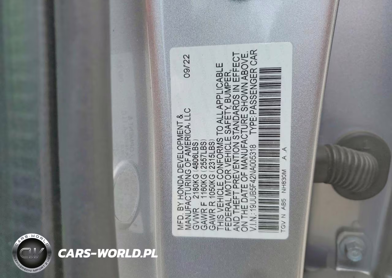 2022 Acura Tlx Technology VIN:19UUB5F42NA005318 - 13