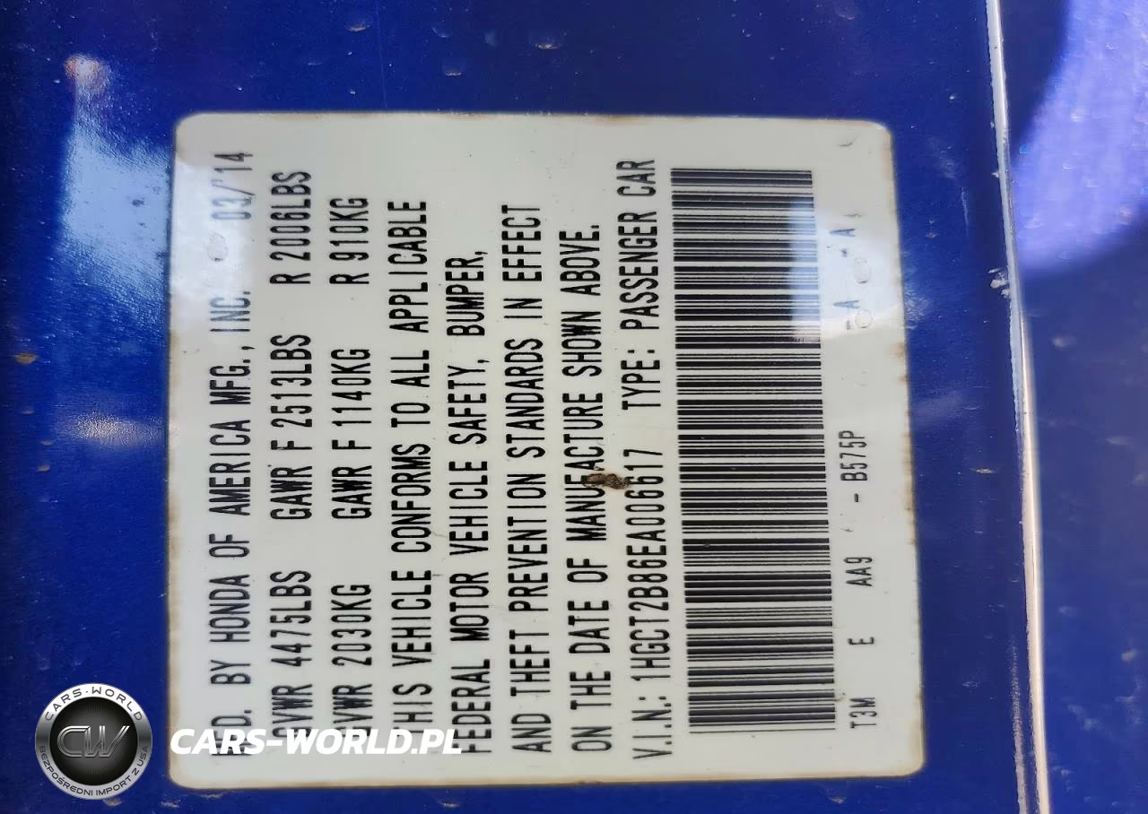 2014 Honda Accord Exl VIN:1HGCT2B86EA006617 - 13