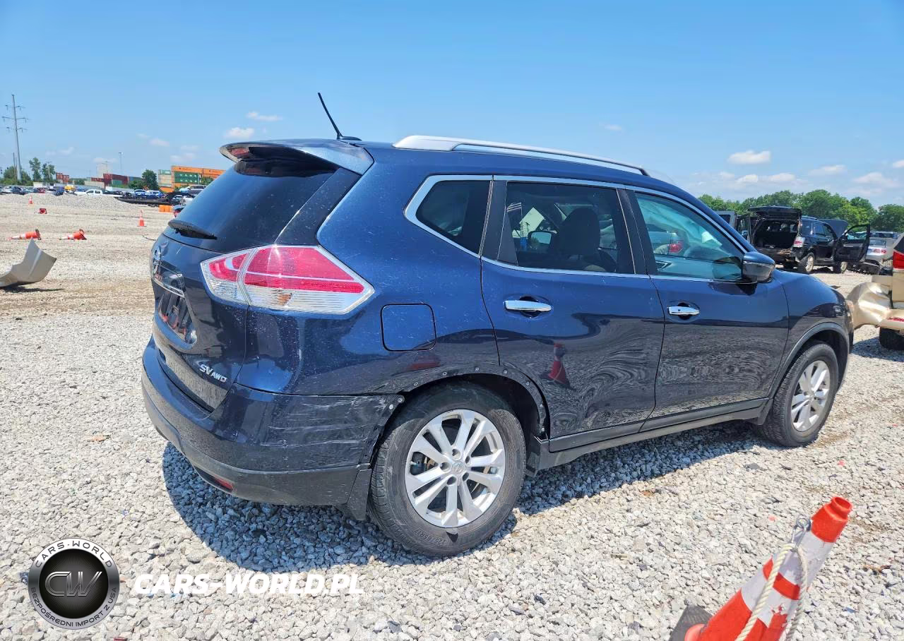 2016 Nissan Rogue Sv VIN:KNMAT2MV3GP617360 - 3