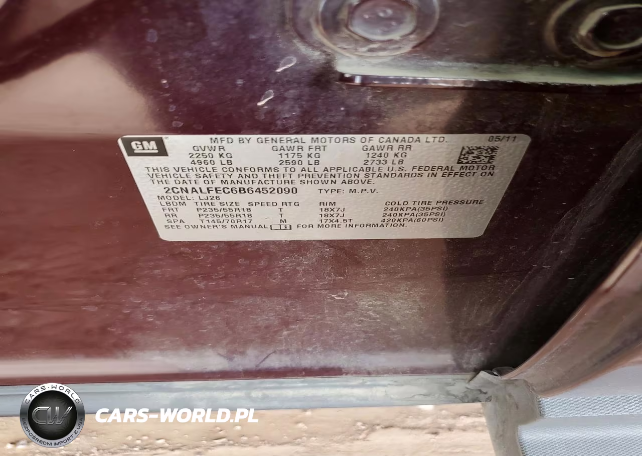 2011 Chevrolet Equinox Ltz VIN:2CNALFEC6B6452090 - 12