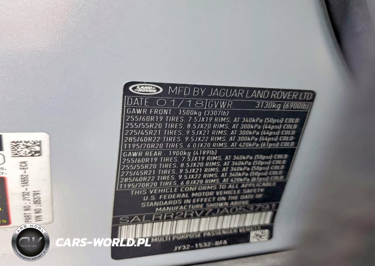 2018 Land Rover Discovery Hse VIN:SALRR2RV7JA053791 - 14
