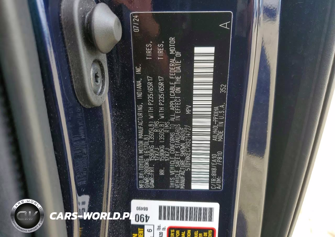 2024 Toyota Sienna Xle VIN:5TDYRKEC7RS214727 - 13