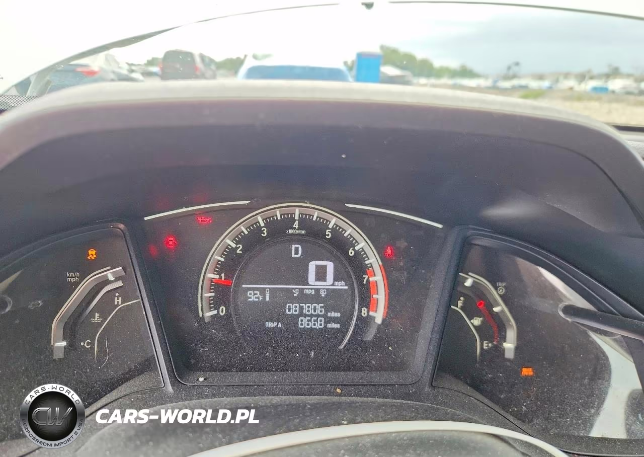2017 Honda Civic Lx VIN:19XFC2F57HE044371 - 9
