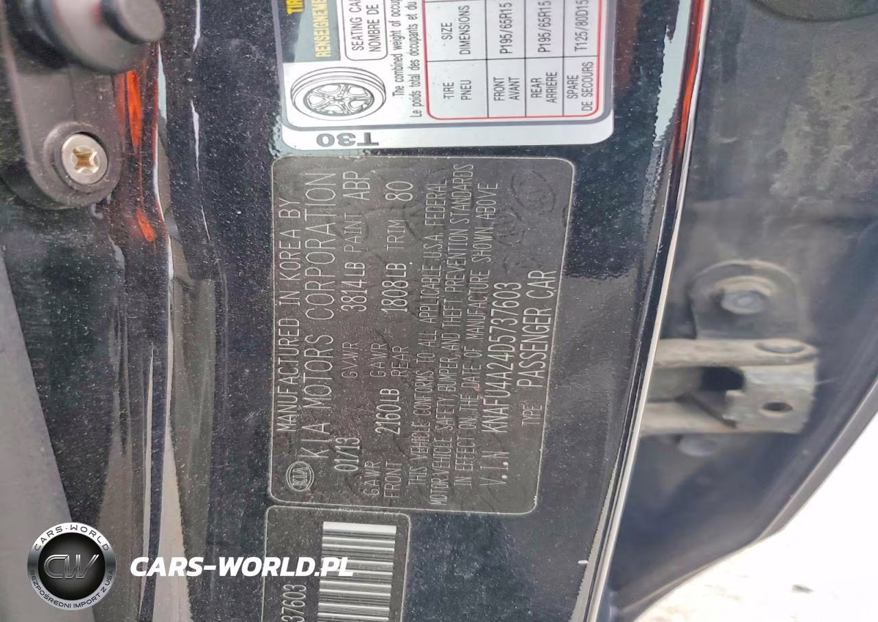 2013 Kia Forte VIN:KNAFU4A24D5737603 - 13
