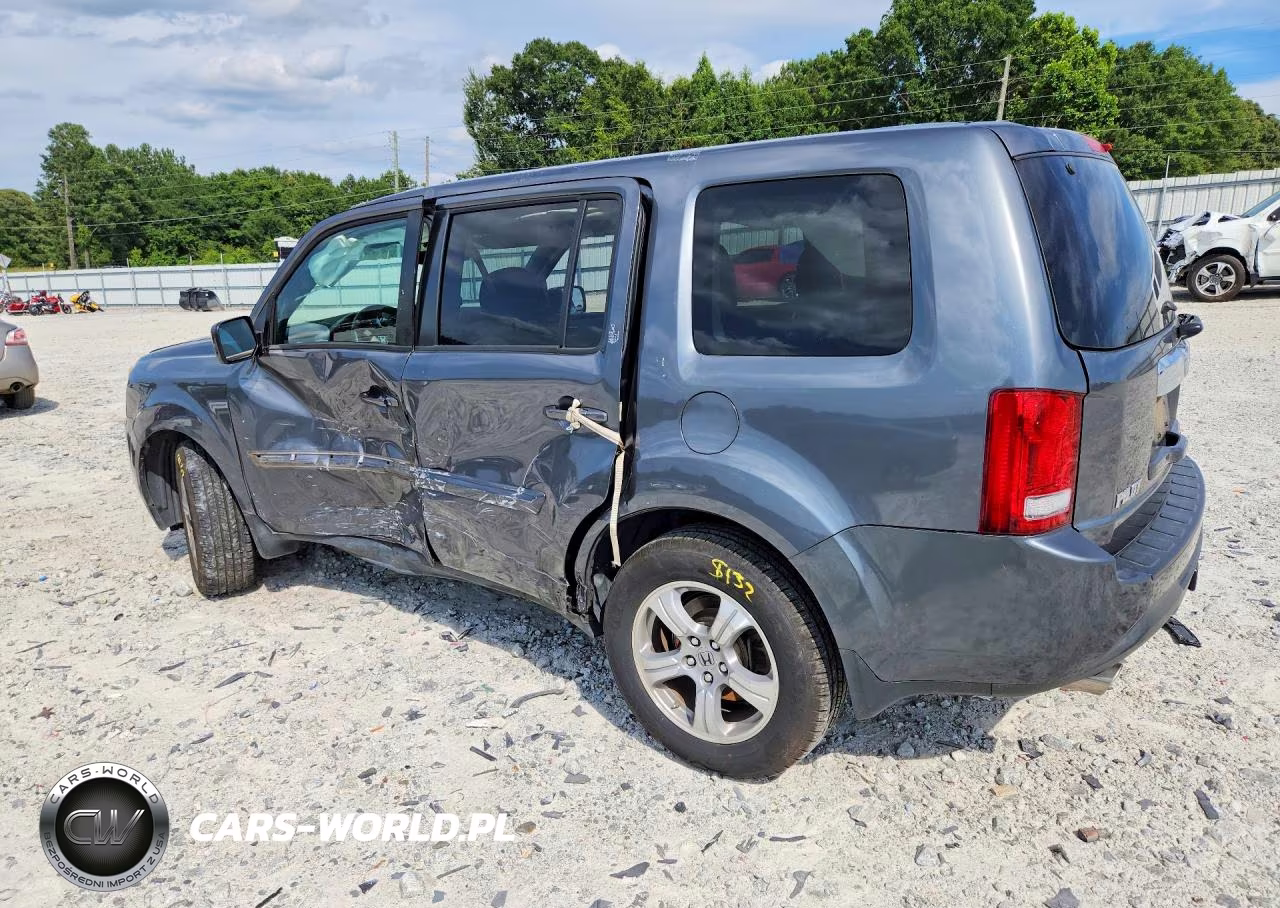 2013 Honda Pilot Ex VIN:5FNYF4H45DB015326 - 2