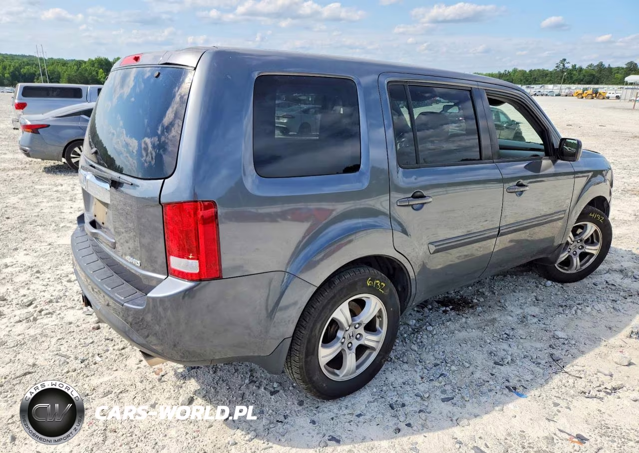 2013 Honda Pilot Ex VIN:5FNYF4H45DB015326 - 3